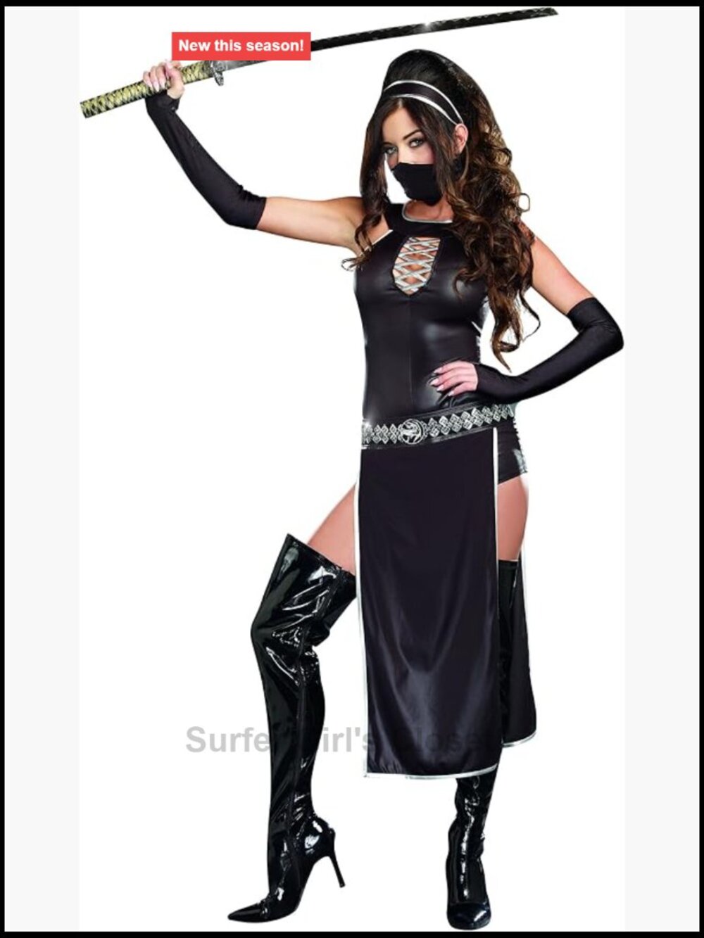 Dreamgirl Just Kickin It Ninja Costume X-Large